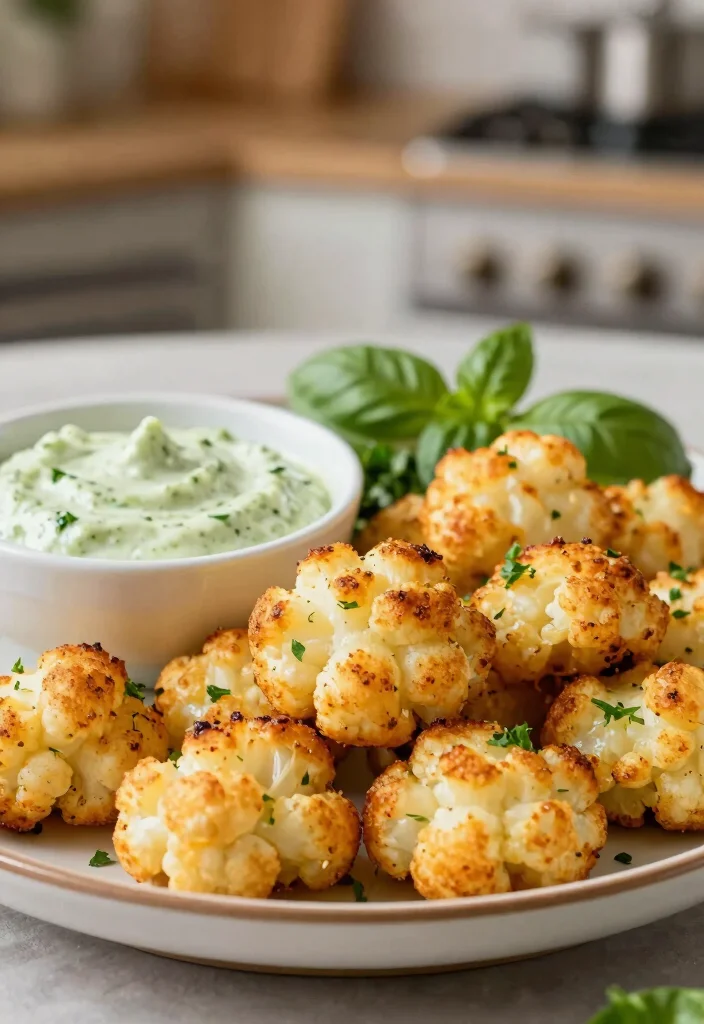 10 Keto Snack Recipes for Easy Low Carb Bites - 1. Cheesy Cauliflower Bites 1