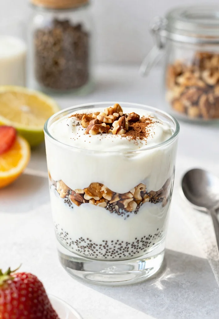 10 Keto Snack Recipes for Easy Low Carb Bites - 9. Greek Yogurt Parfait 1