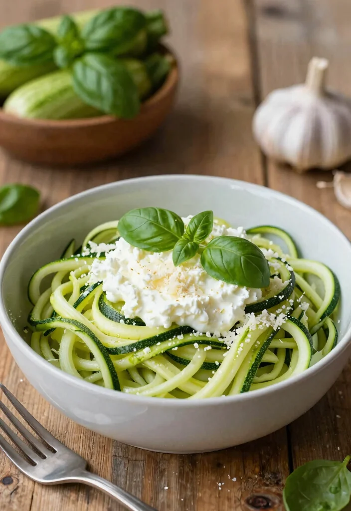 10 Ricotta Keto Recipes for Creamy Low Carb Dishes - 6. Ricotta Zucchini Noodles 1
