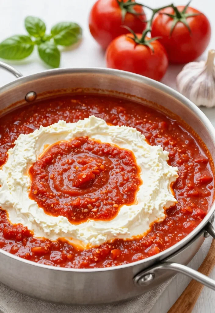 10 Ricotta Keto Recipes for Creamy Low Carb Dishes - 9. Creamy Ricotta Tomato Sauce 1