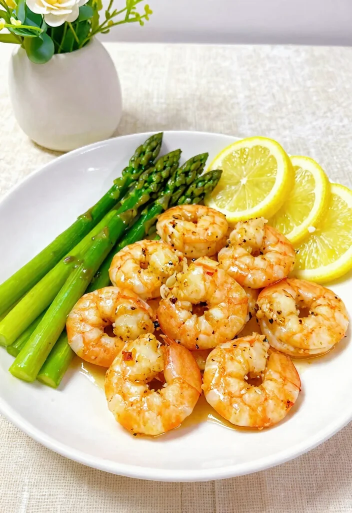 10 Single Serving Dinner Recipes for Easy Nights In - 2. Lemon Garlic Shrimp & Asparagus 1