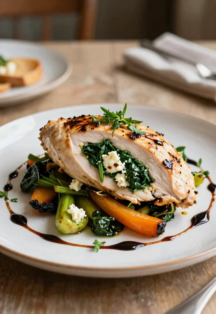 10 Single Serving Dinner Recipes for Easy Nights In - 3. Spinach & Feta Stuffed Chicken Breast 1