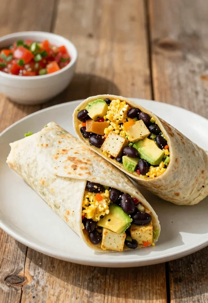 10 Vegan Egg Recipes for Creative Plant Based Cooking - 7. Vegan Breakfast Burrito 1