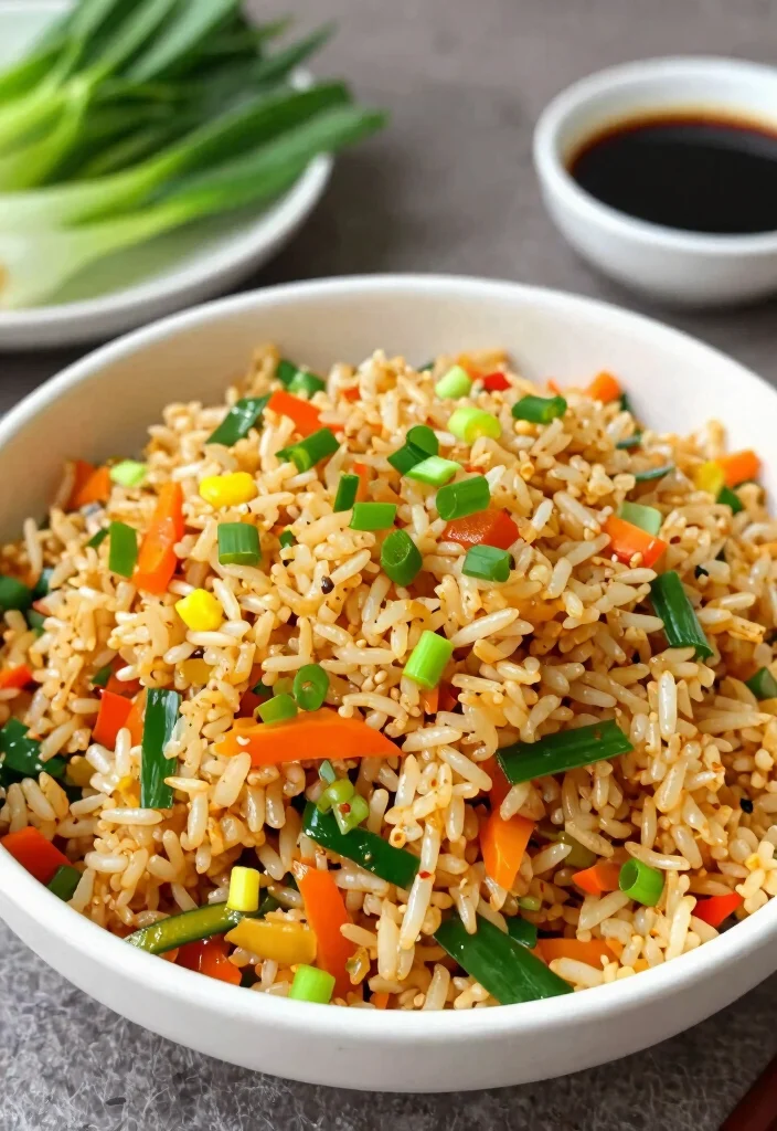 10 Vegan Rice Cooker Recipes for Simple One Pot Meals - 10. Easy Vegetable Fried Rice 1