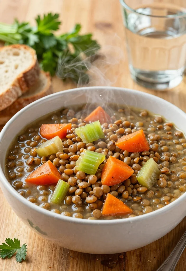 10 Vegan Rice Cooker Recipes for Simple One Pot Meals - 4. Lentil and Vegetable Stew 1