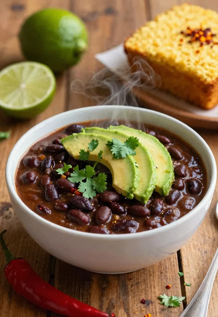 12 Black Bean Vegan Recipes for Easy Protein Packed Meals - 7. Black Bean Chili 1