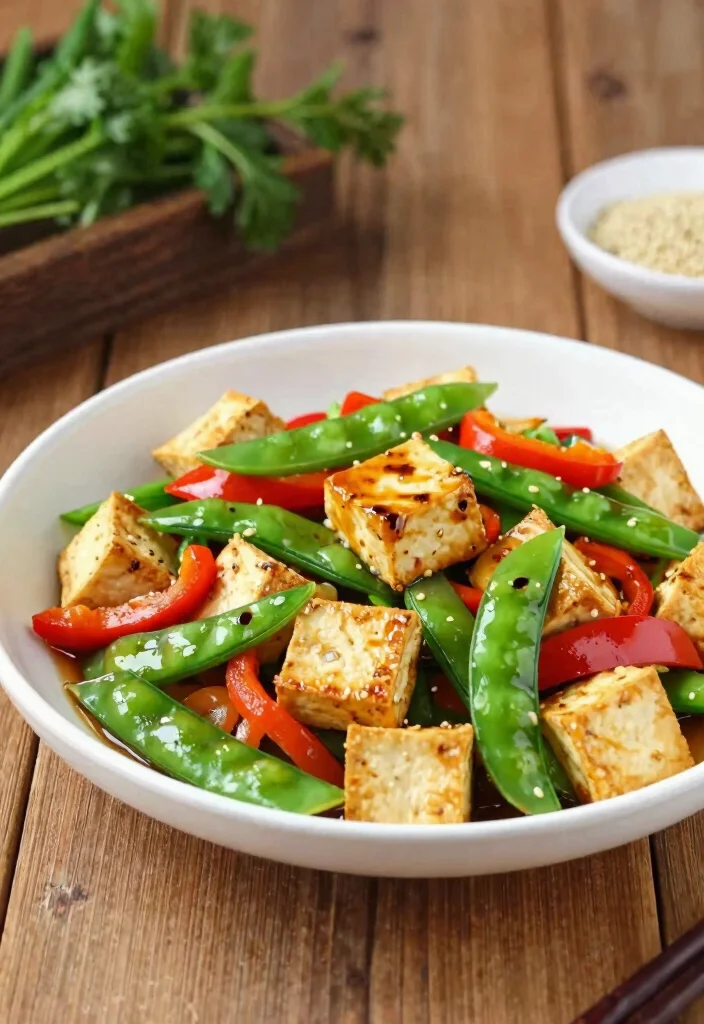 12 Easy Asian Dinner Recipes for Busy Weeknights - 5. Simple Tofu Stir-Fry 1