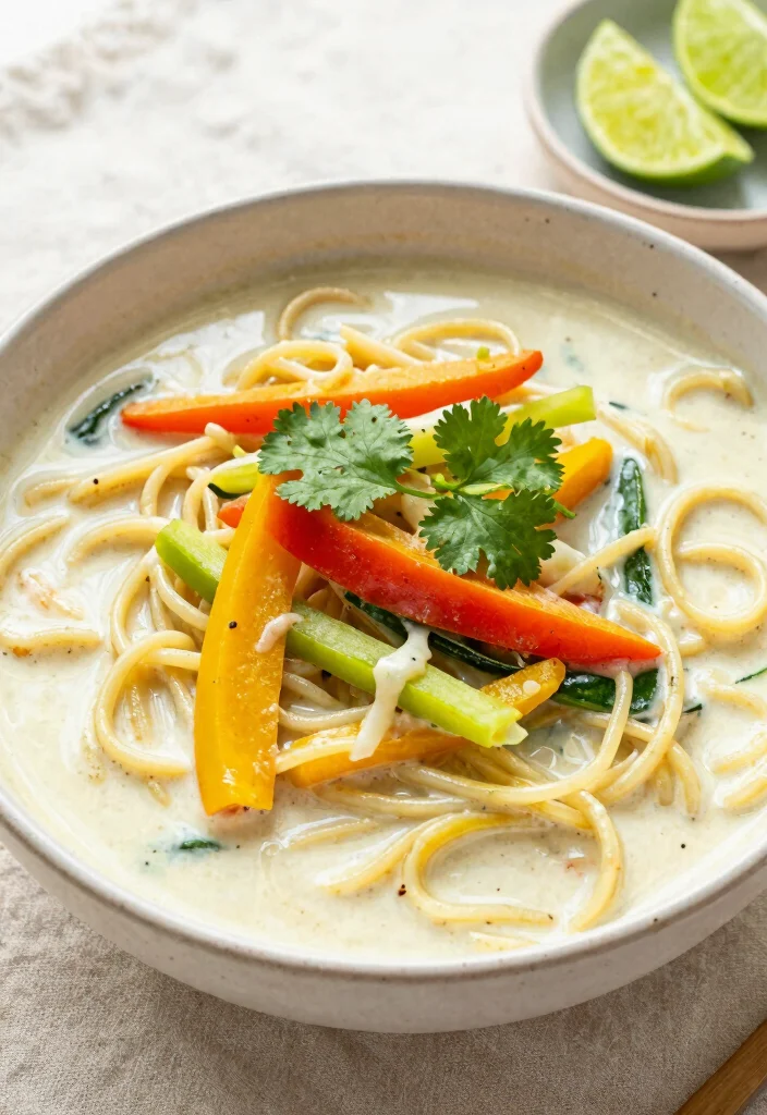 12 Easy Asian Dinner Recipes for Busy Weeknights - 8. Coconut Curry Noodles 1