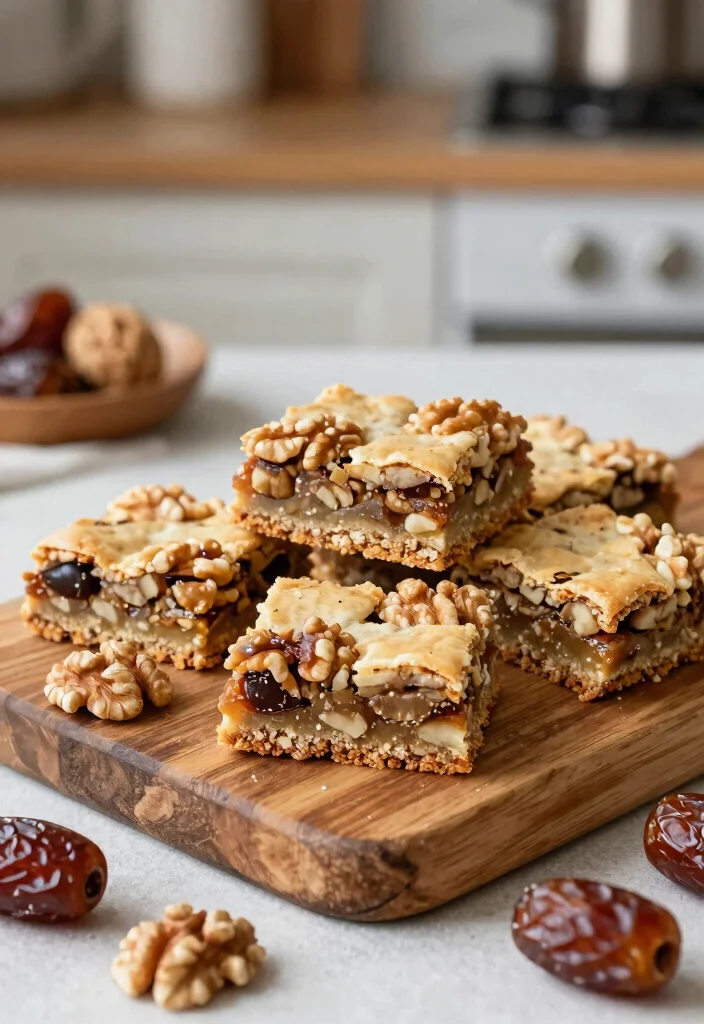 12 Healthier Dessert Recipes with Smarter Ingredient Swaps - 11. Date and Walnut Energy Bars 1