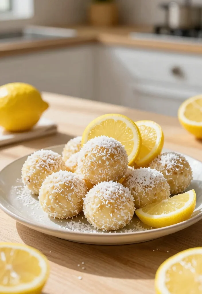 12 Healthier Dessert Recipes with Smarter Ingredient Swaps - 7. Lemon Coconut Bliss Balls 1