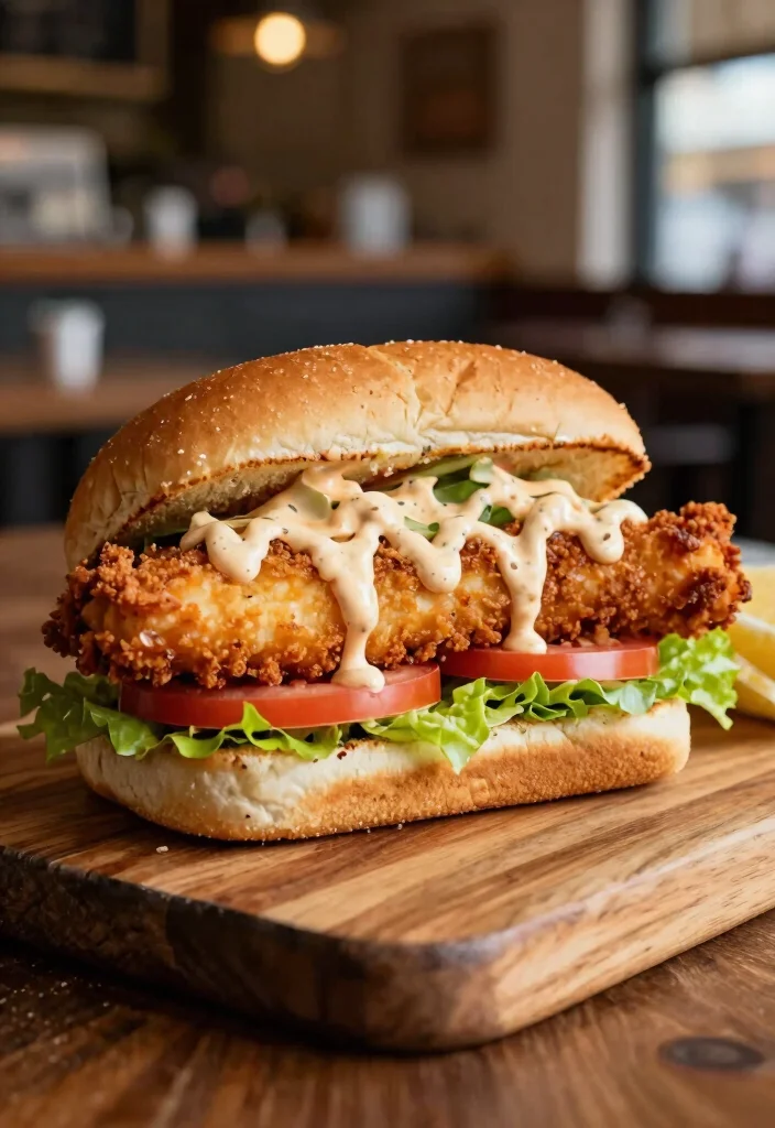 12 Healthy Catfish Recipes for Simple Southern Style Meals - 8. Catfish Po' Boy with Remoulade Sauce 1