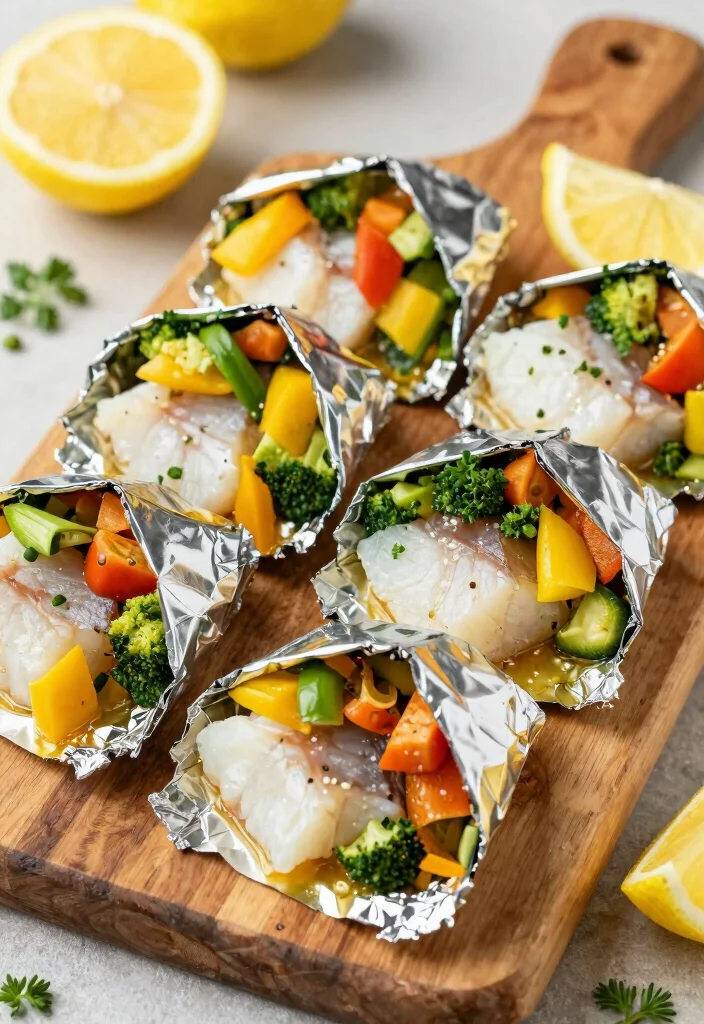 12 Healthy Haddock Recipes for Light Protein Rich Meals - 11. Zesty Haddock and Vegetable Packets 1
