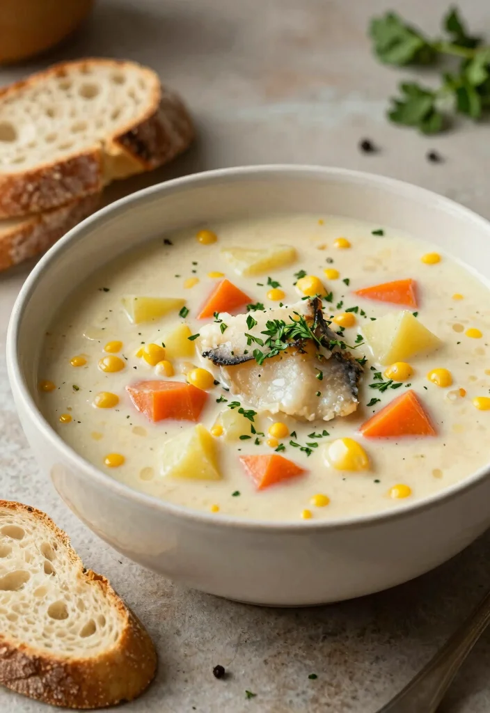 12 Healthy Haddock Recipes for Light Protein Rich Meals - 3. Haddock Chowder with Vegetables 1