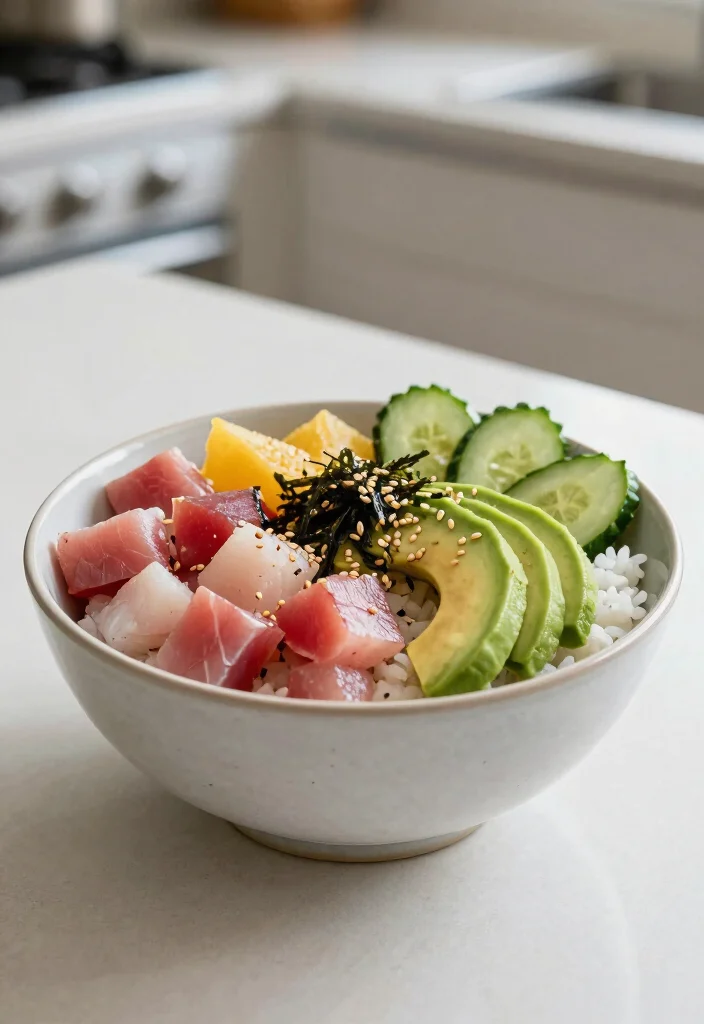 12 Healthy Mahi Mahi Recipes for Light Fresh Dinners - 6. Mahi Mahi Poke Bowl 1