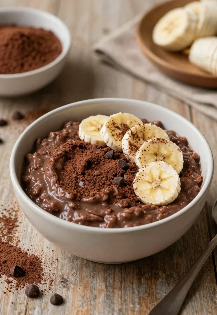 12 Healthy Rice Cooker Recipes for Simple Balanced Meals - 12. Chocolate Banana Brown Rice Pudding 1