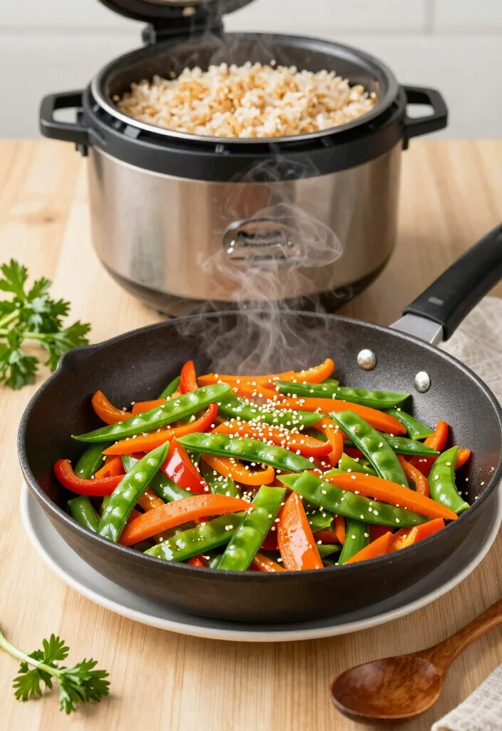 12 Healthy Rice Cooker Recipes for Simple Balanced Meals - 2. Vegetable Stir-Fry with Brown Rice 1