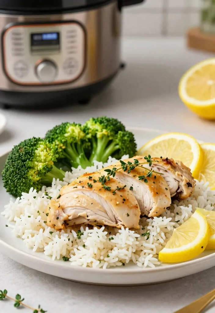 12 Healthy Rice Cooker Recipes for Simple Balanced Meals - 3. Lemon Herb Chicken and Rice 1