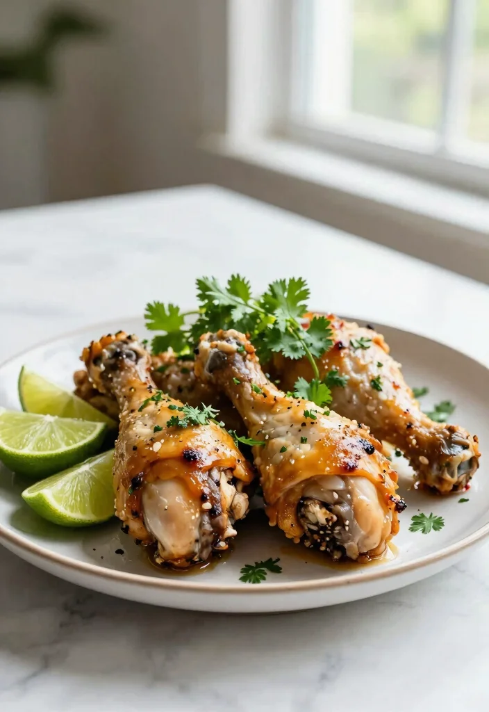 12 Keto Chicken Leg Recipes for Crispy Low Carb Dinners - 10. Cilantro Lime Chicken Legs 1