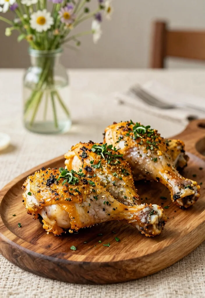 12 Keto Chicken Leg Recipes for Crispy Low Carb Dinners - 3. Herb-Crusted Chicken Legs 1