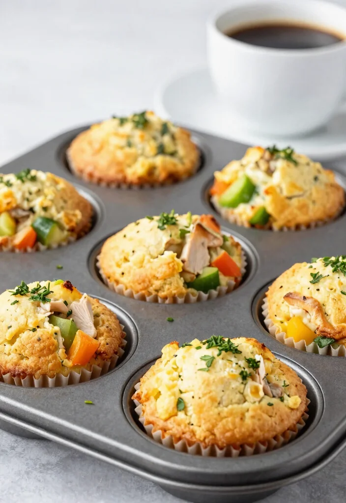 12 Keto Turkey Recipes for Lean Filling Dinners - 11. Turkey & Egg Breakfast Muffins 1