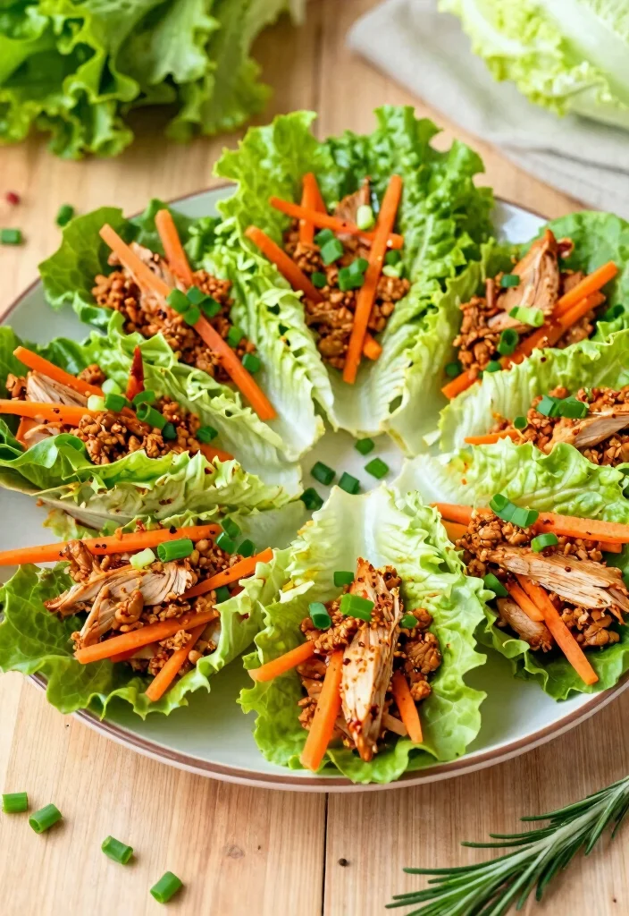 12 Keto Turkey Recipes for Lean Filling Dinners - 2. Spicy Turkey Lettuce Wraps 1