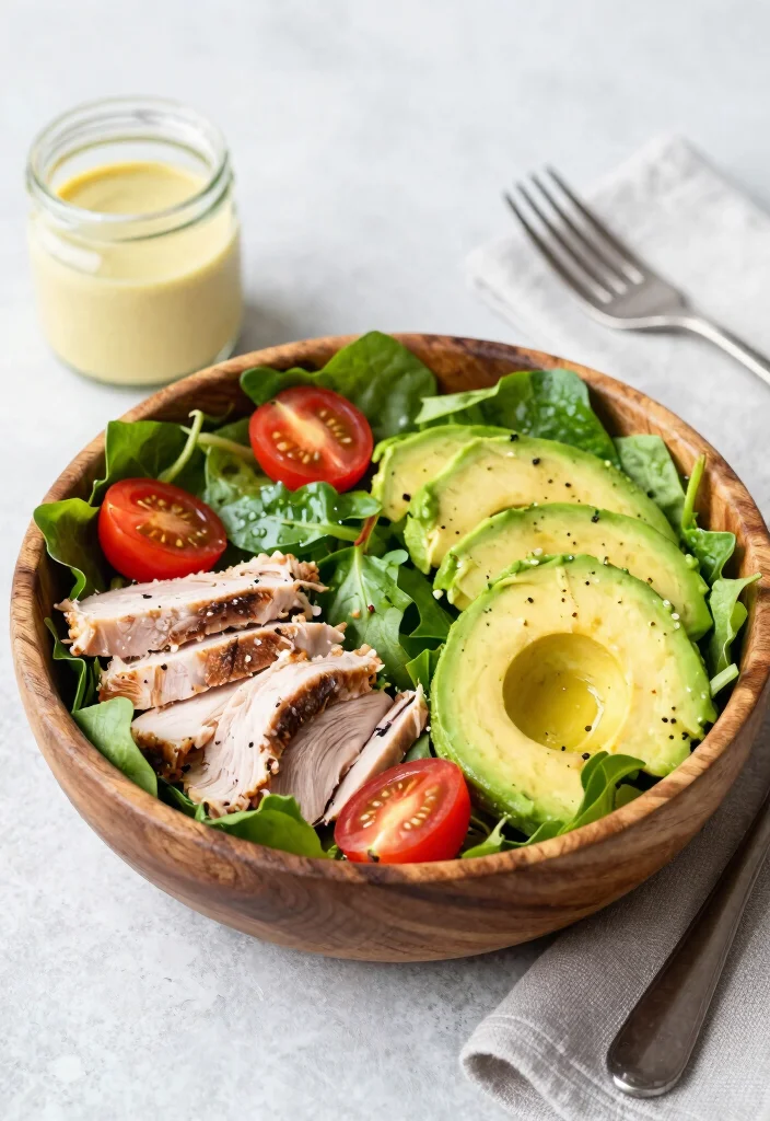 12 Keto Turkey Recipes for Lean Filling Dinners - 6. Turkey and Avocado Salad 1