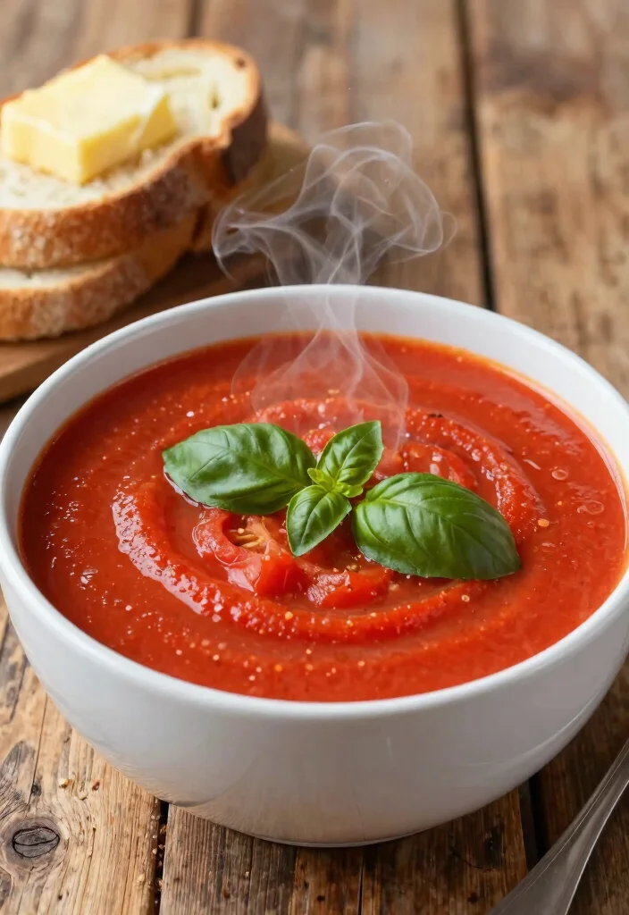 12 Lazy Dinner Recipes for Effortless Weeknight Cooking - 11. Quick Tomato Basil Soup 1