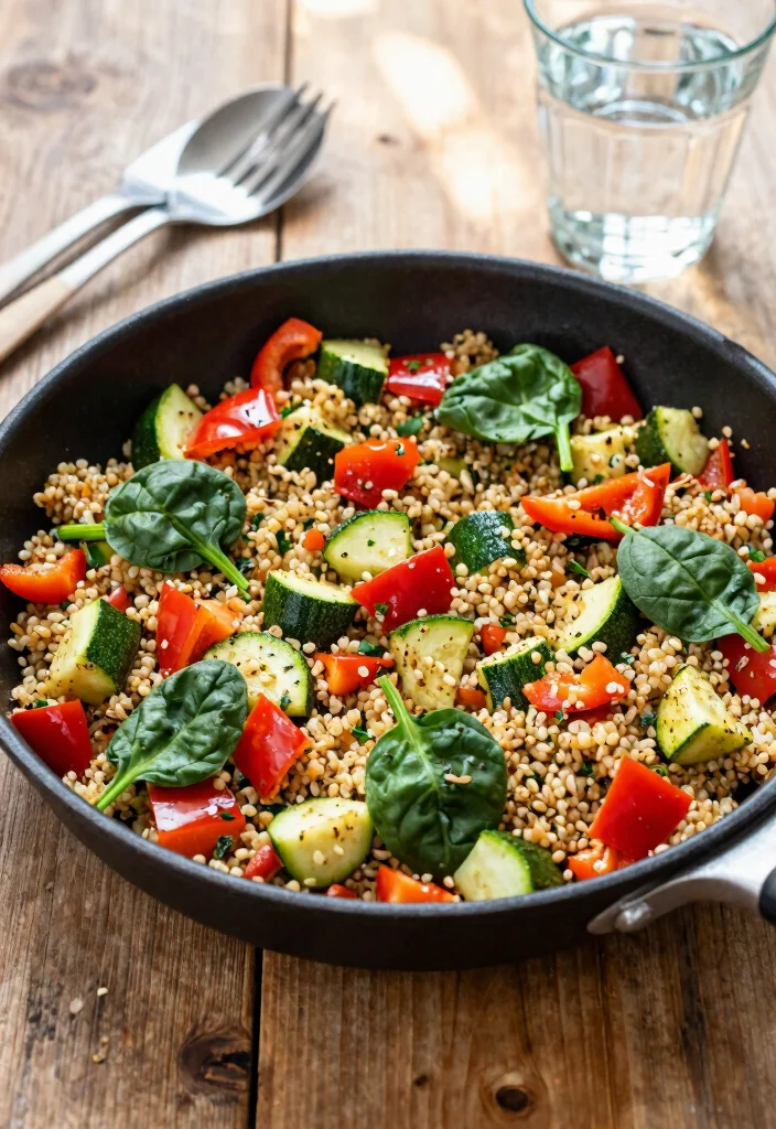 12 Lazy Dinner Recipes for Effortless Weeknight Cooking - 2. Veggie-Packed Quinoa Skillet 1
