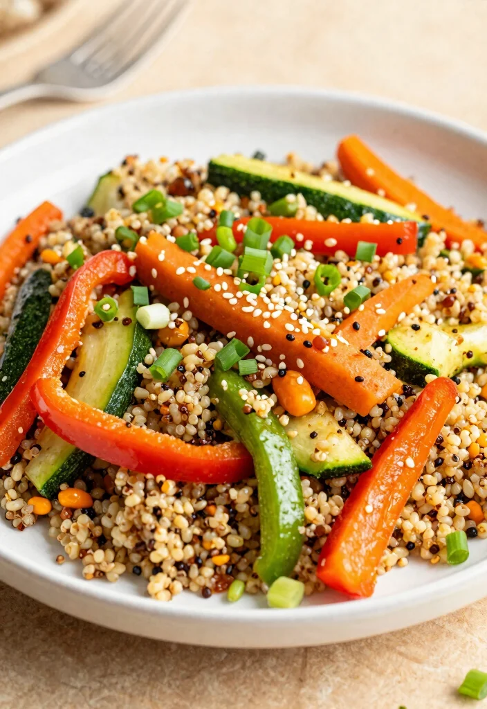 12 Low Acid Dinner Recipes for Gentle Comfort Meals - 2. Quinoa and Vegetable Stir-Fry 1