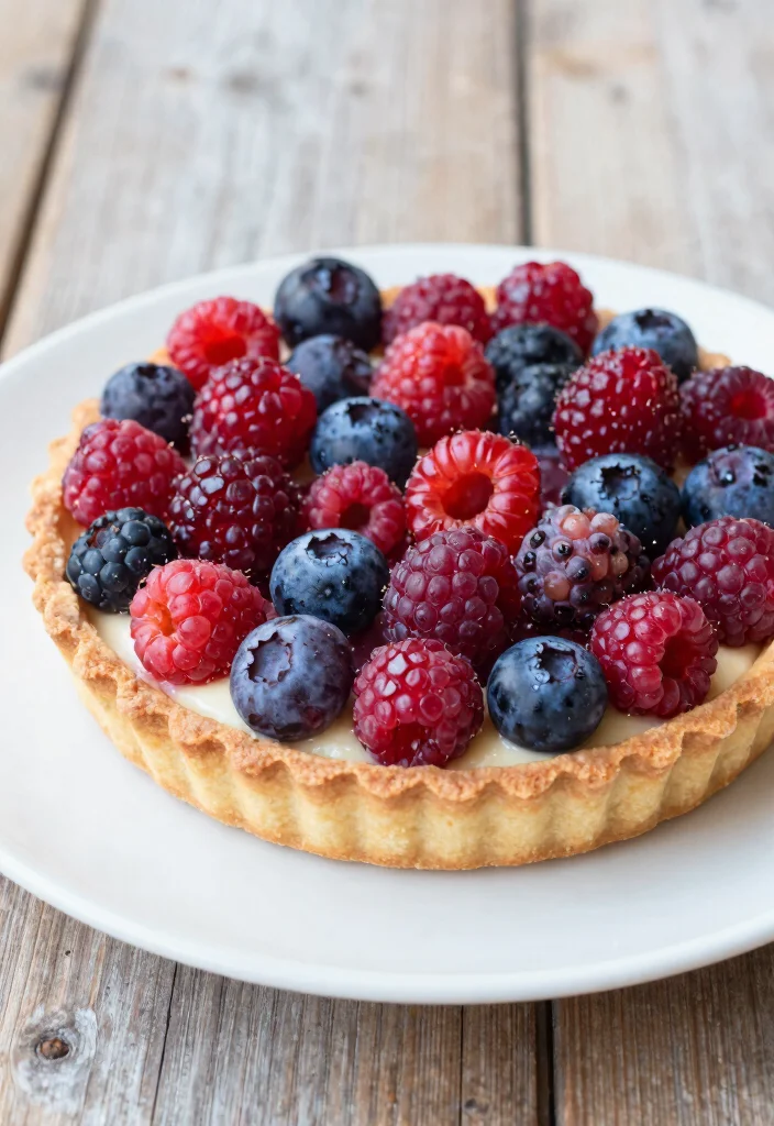 12 Puff Pastry Dessert Recipes for Flaky Bakery Style Treats - 2. Berry Tart with Cream Cheese Filling 1