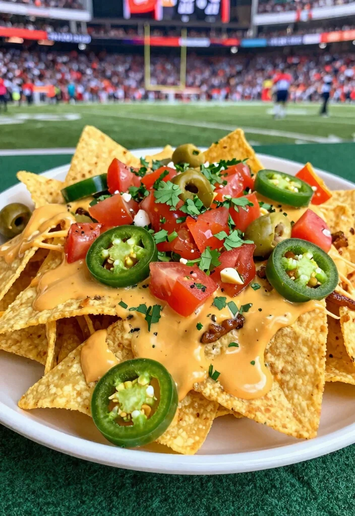 12 Vegan Game Day Recipes for Easy Crowd Friendly Snacks - 3. Vegan Nachos with Cashew Cheese 1