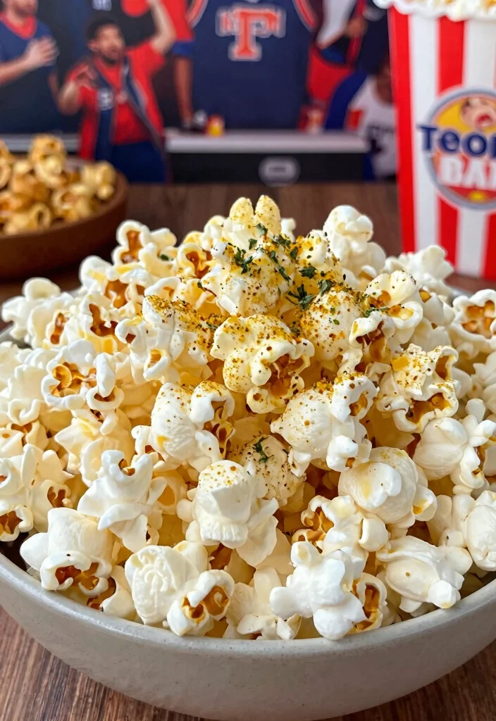 12 Vegan Game Day Recipes for Easy Crowd Friendly Snacks - 9. Vegan Popcorn Seasoned with Nutritional Yeast 1