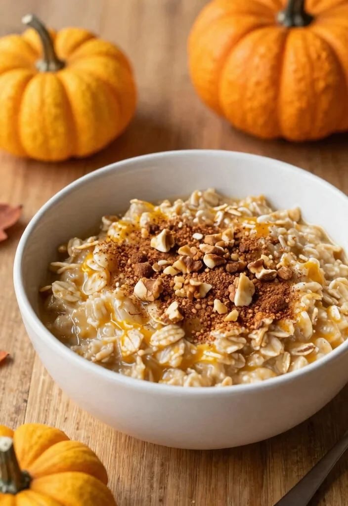 12 Vegan Oatmeal Recipes for Easy Plant Based Breakfasts - 6. Pumpkin Spice Oatmeal 1
