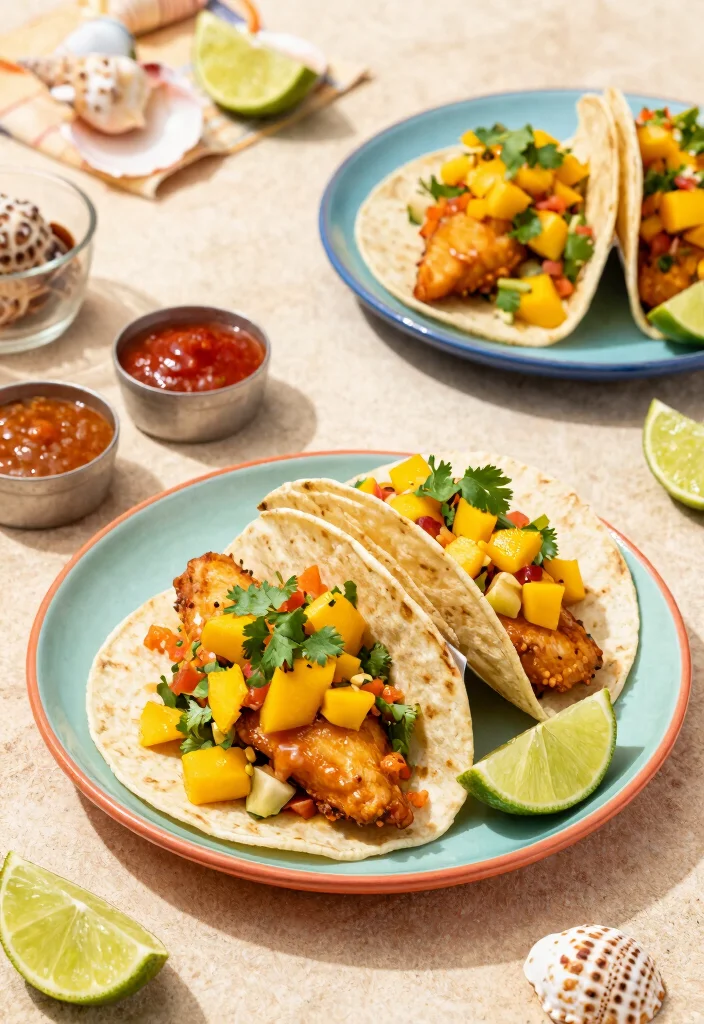 12 White Fish Dinner Recipes for Light Flavorful Meals - 5. Spicy Mango Fish Tacos 1