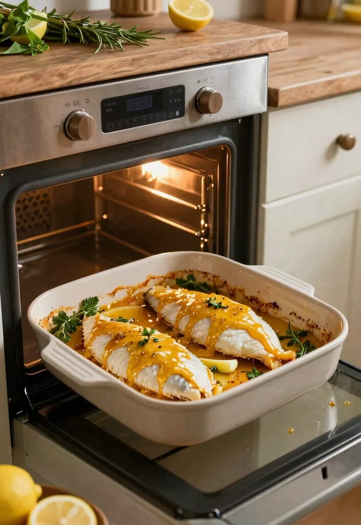 12 White Fish Dinner Recipes for Light Flavorful Meals - 7. Honey Mustard Fish Bake 1