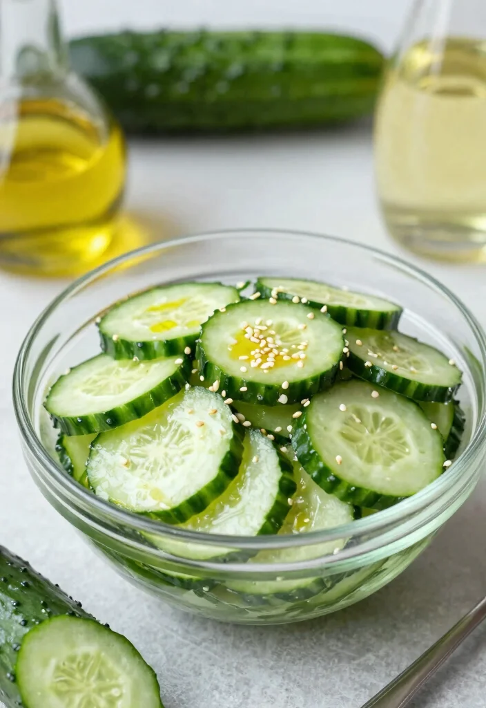 14 Asian Healthy Recipes with Fresh Bold Flavors - 6. Light and Fresh Cucumber Salad 1