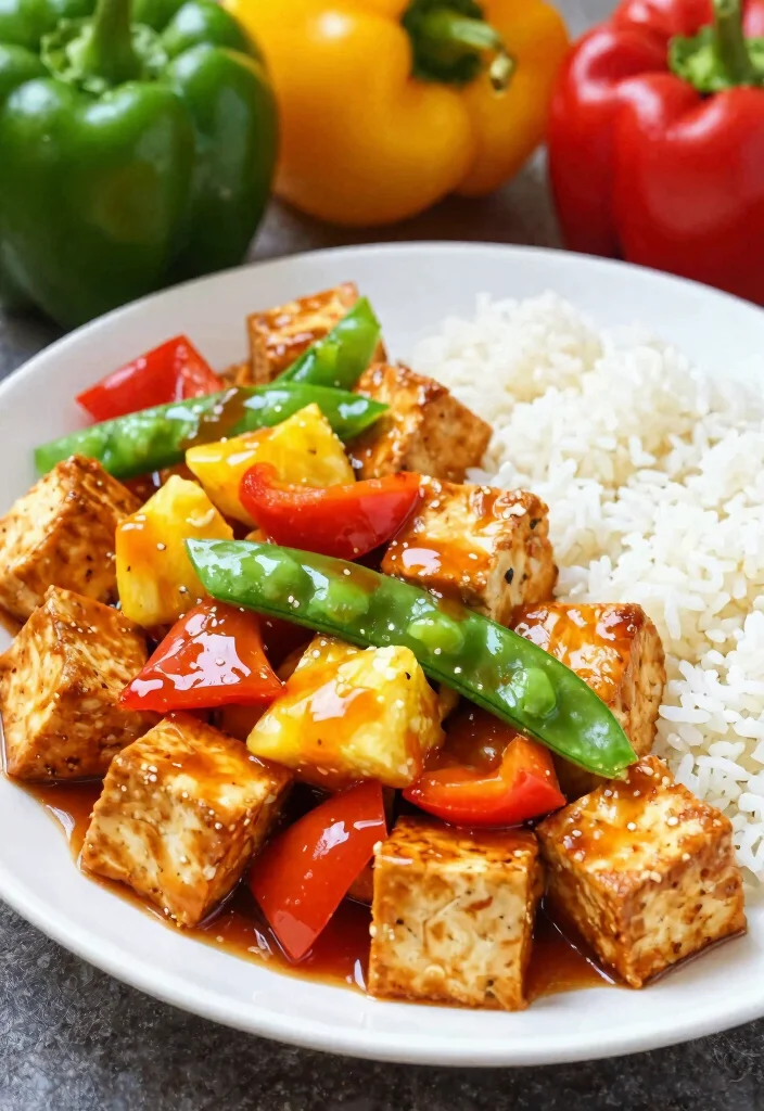 14 Asian Healthy Recipes with Fresh Bold Flavors - 9. Sweet and Sour Tofu Stir-Fry 1