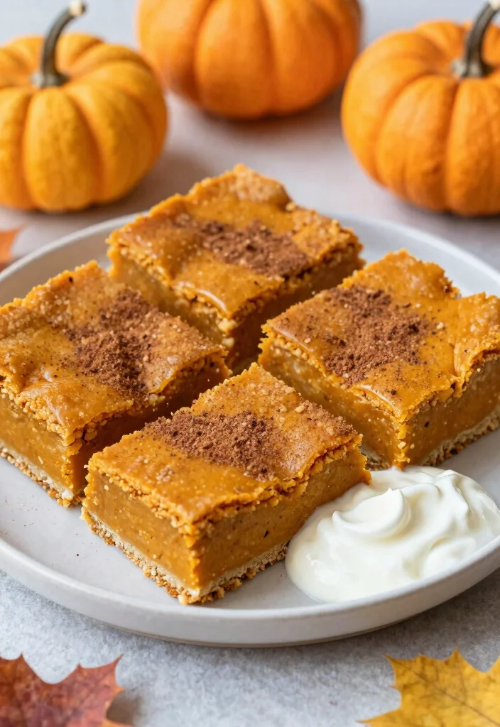 14 Homemade Dessert Recipes Everyone Can Make at Home - 9. Healthy Pumpkin Bars 1