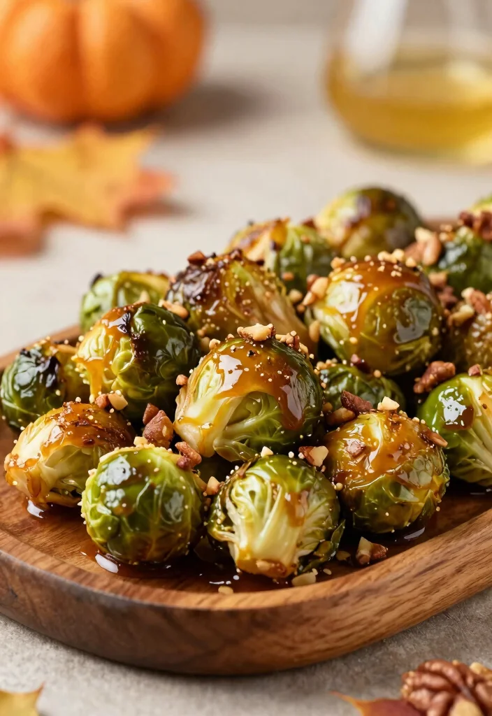 14 Thanksgiving Dinner Recipes for a Complete Holiday Table - 1. Roasted Maple-Glazed Brussels Sprouts 1