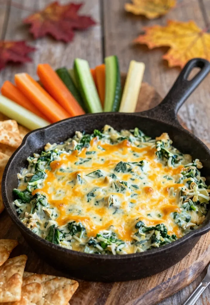 14 Thanksgiving Dinner Recipes for a Complete Holiday Table - 10. Vegan Spinach and Artichoke Dip 1