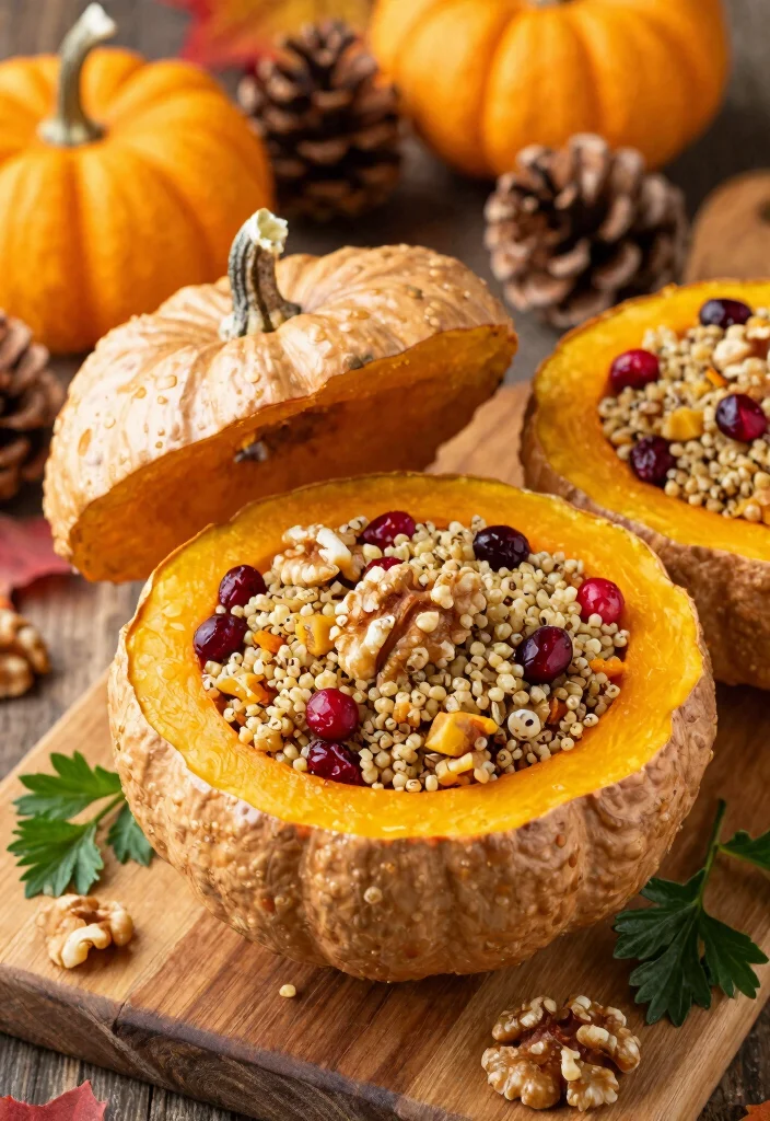 14 Thanksgiving Dinner Recipes for a Complete Holiday Table - 2. Savory Stuffed Acorn Squash 1