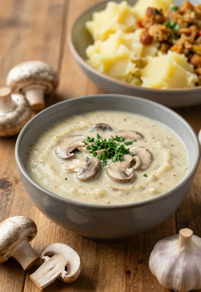 14 Thanksgiving Dinner Recipes for a Complete Holiday Table - 3. Classic Vegan Mushroom Gravy 1