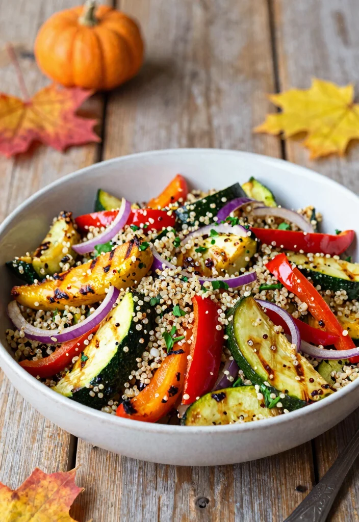 14 Thanksgiving Dinner Recipes for a Complete Holiday Table - 9. Quinoa Salad with Roasted Vegetables 1