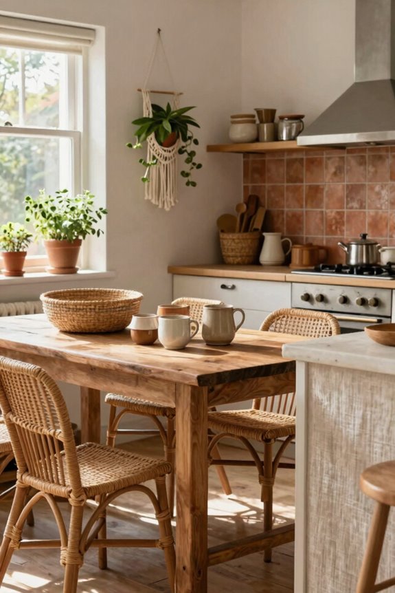 budget friendly boho kitchen accessories