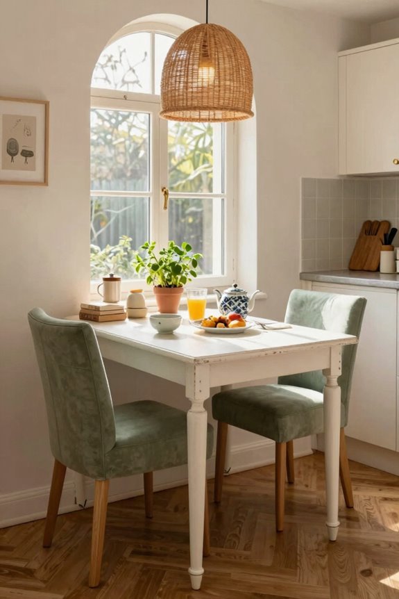 built in banquette with storage