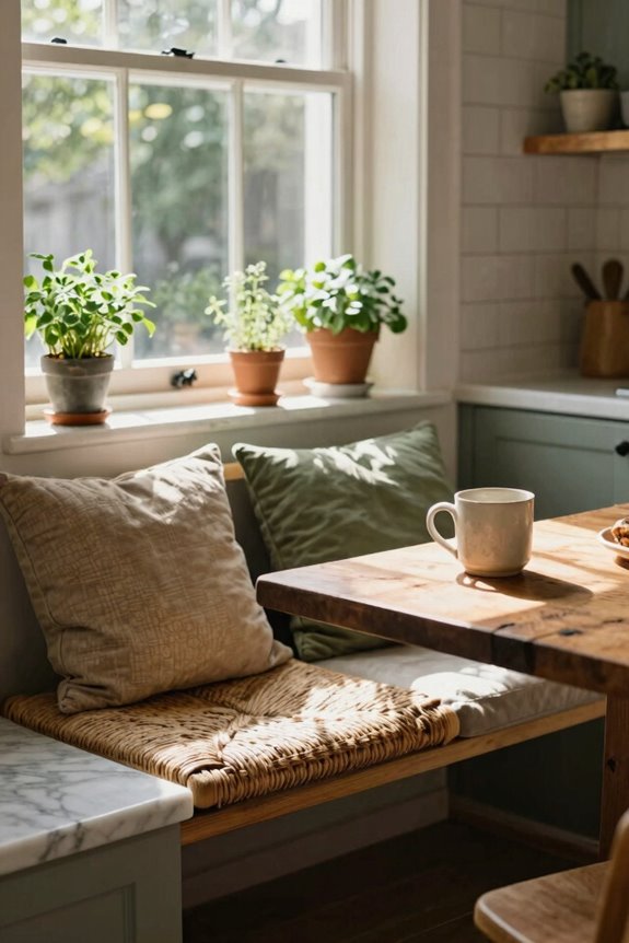 7 Kitchen Window Ideas to Transform Your Space 5 built in window bench with storage