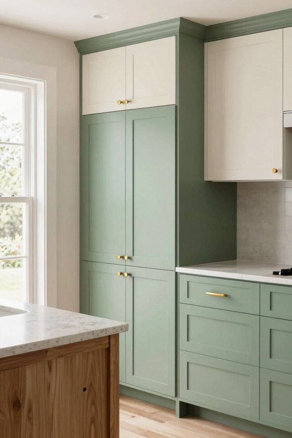 Kitchen Cabinet Painting Ideas to Transform Your Space 1 cabinet color shapes space