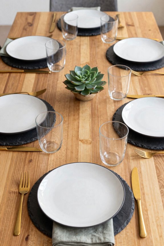 Modern Table Setting Ideas for Every Occasion 3 casual polished table essentials