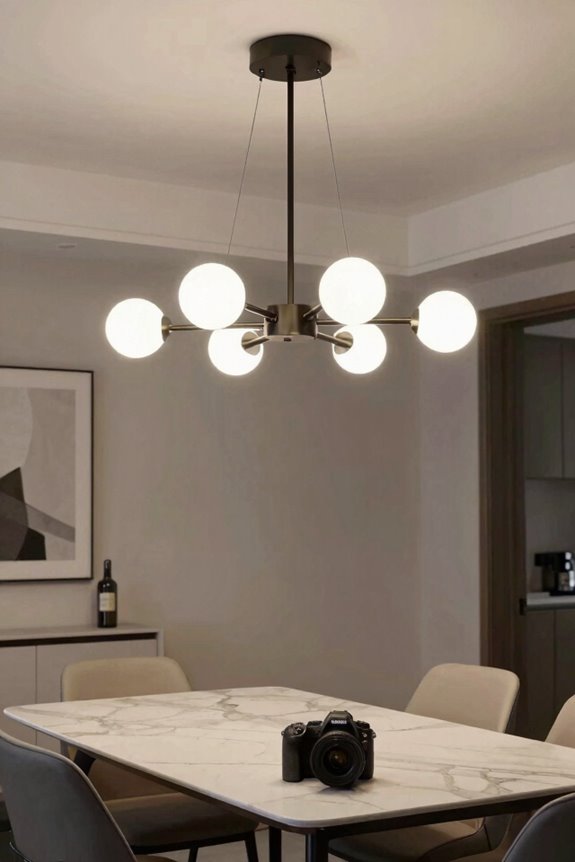 chandelier size for room