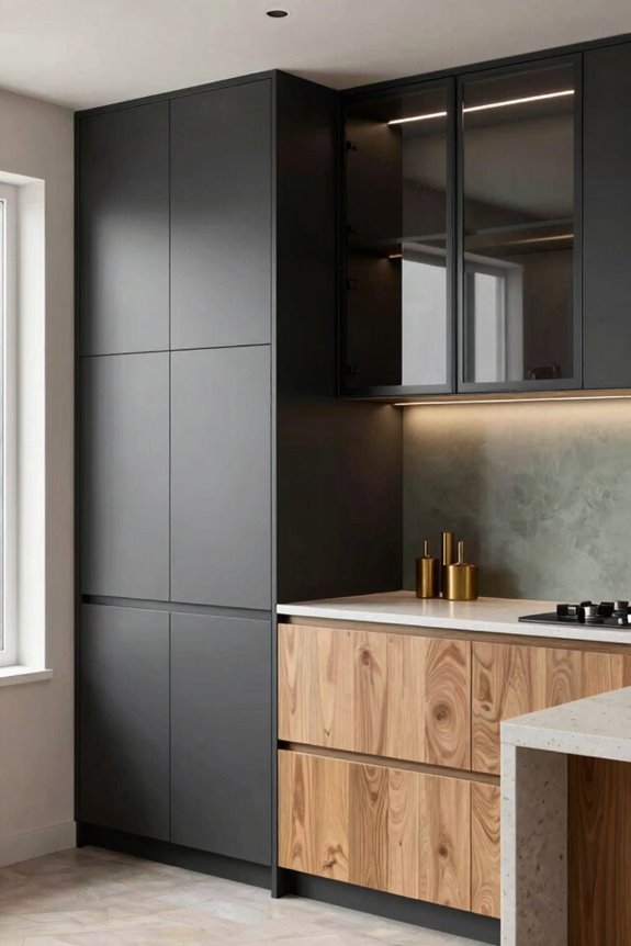 color palette supports cabinet styles